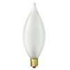 Satco Watt Satco Escent Satin Spun Candelabra Base Light Bulb Berings