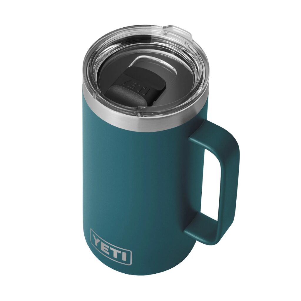 Yeti Oz Rambler Mug With Magslider Lid Agave Teal Berings