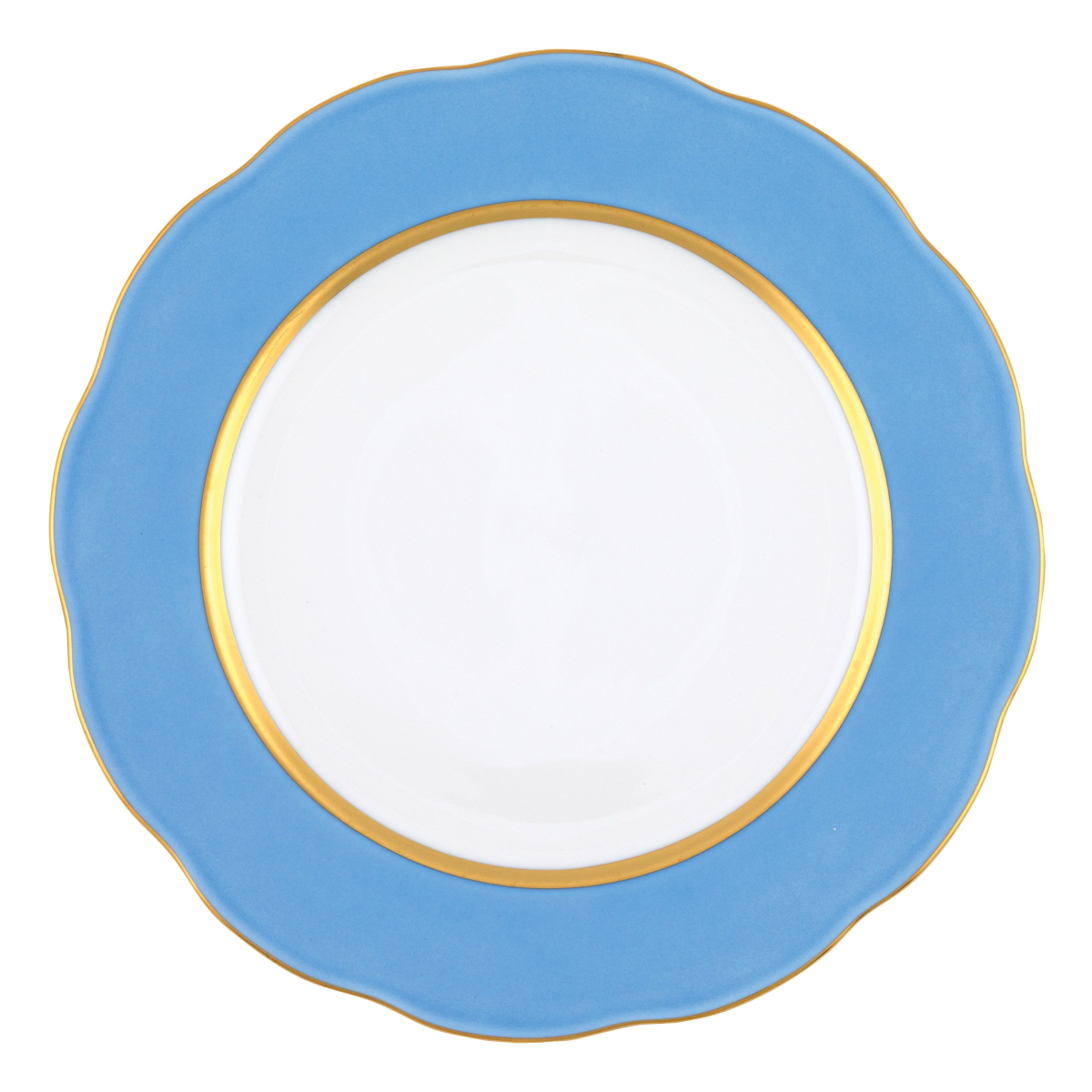 Herend Silk Ribbon Service Plate - Cornflower | Berings