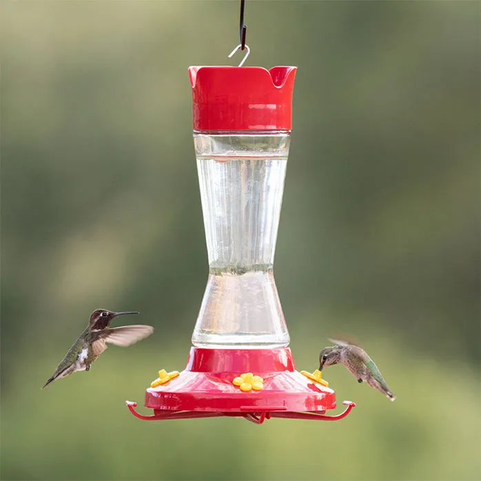 Perky-pet Pinch Waist Glass Hummingbird Feeder 