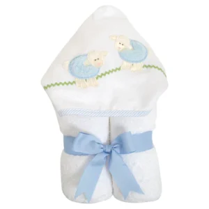 3 Marthas Lamb Everykid Towel - Blue