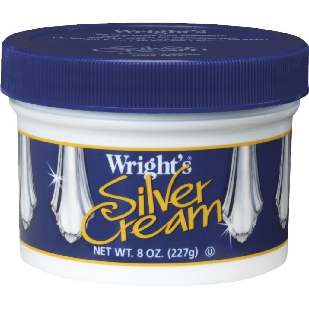 Buy Wrights Silver Cleaner And Polish Cream 8 Oz, White Online in