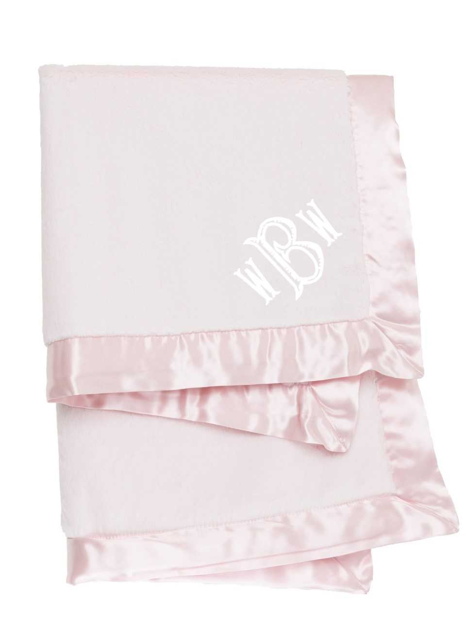 Little Giraffe Pink Luxe Baby Blanket | Berings