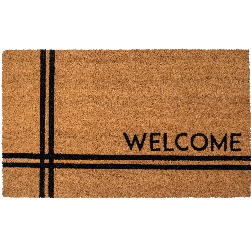 Crisscross Welcome Doormat