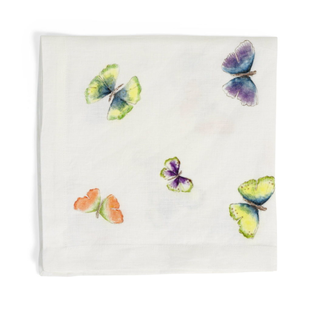 Michael Aram Butterfly Ginkgo Printed Dinner Napkin