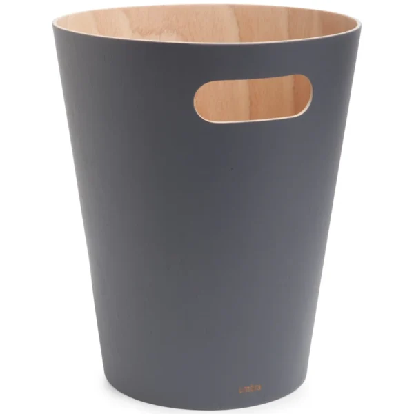 Umbra Woodrow Trash Can - Charcoal