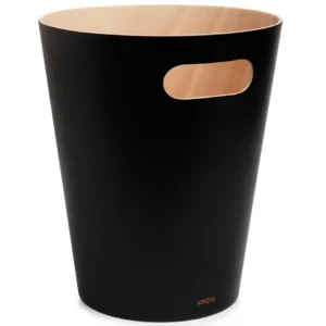 Umbra Woodrow Trash Can – Black