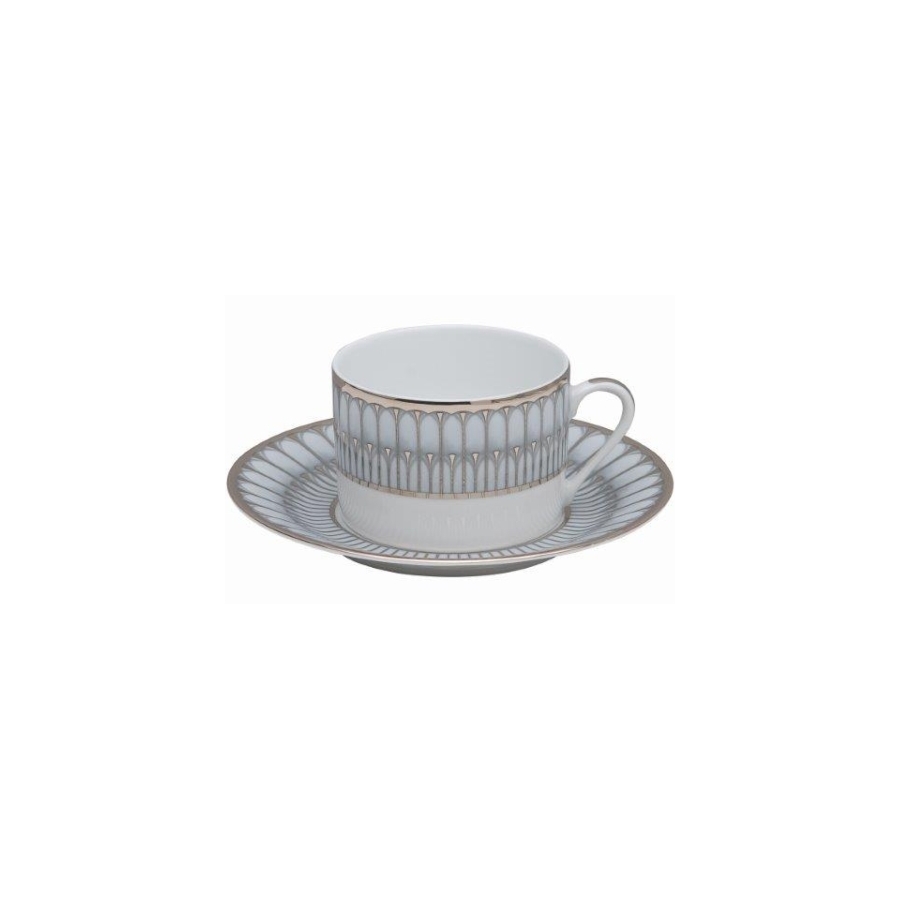 ARCADES GREY PLATINUM TEA CUP