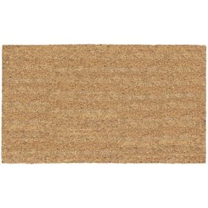 Ribbed Scroll Border Coir Mat, 24x36, Natural Sold by at Home