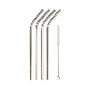 8.5in Stainless Straw Set