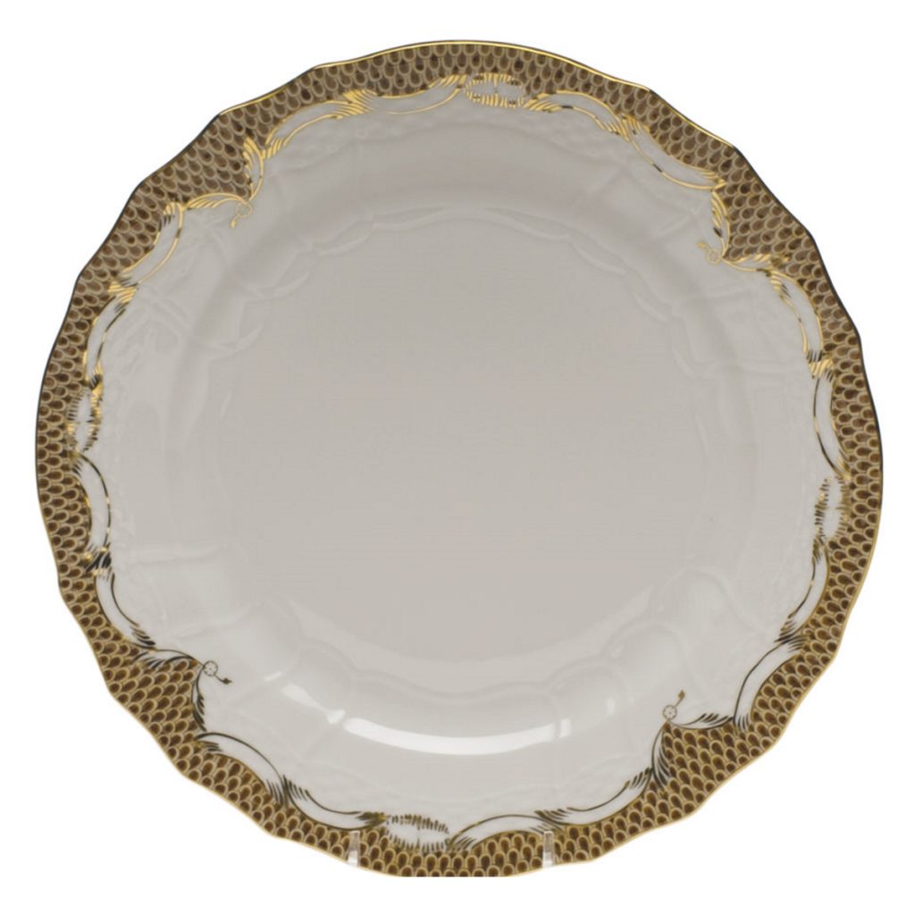 FISHSCALE SERVICE PLATE BROWN