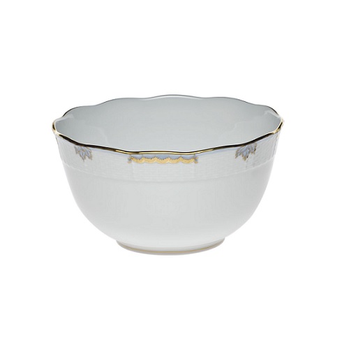 Herend Princess Victoria Light Blue Round Bowl