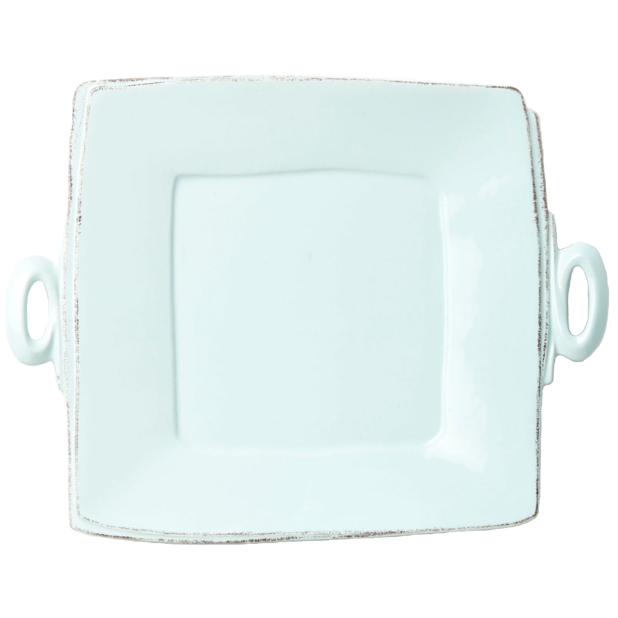 LASTRA HANDLED SQUARE PLATTER AA