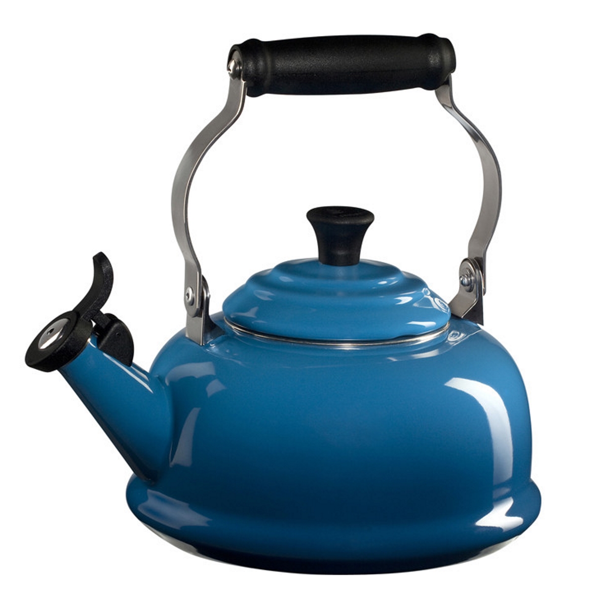 Oggi - Stainless Steel Whistling Tea Kettle, Blue