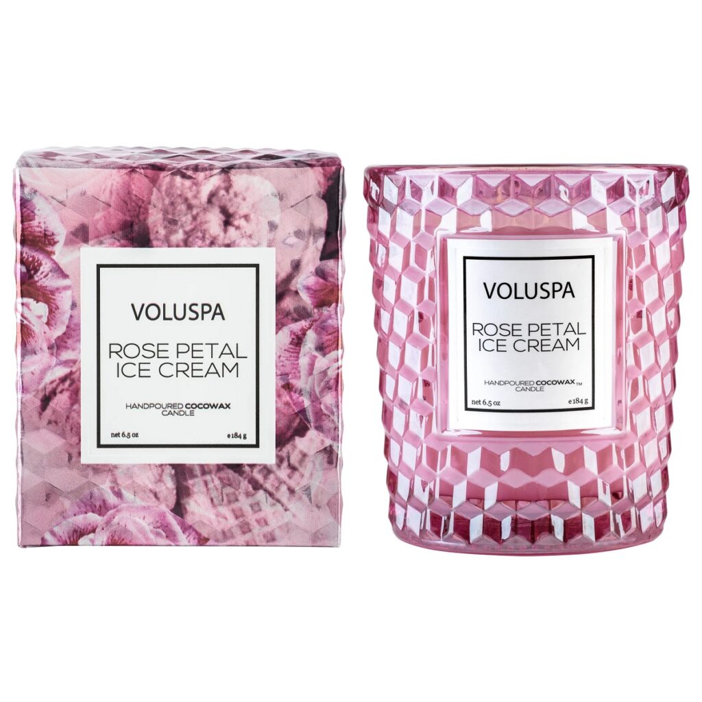 Voluspa Classic Candle - Rose Petal Ice Cream