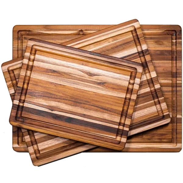 Teakhaus Professional Carving Board with Juice Canal