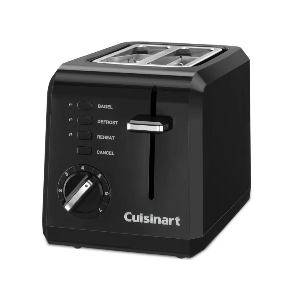 Cuisinart 2 Slice Compact Plastic Toaster - Black2