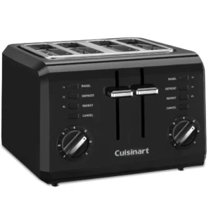 Cuisinart 4 Slice Compact Plastic Toaster - Black2