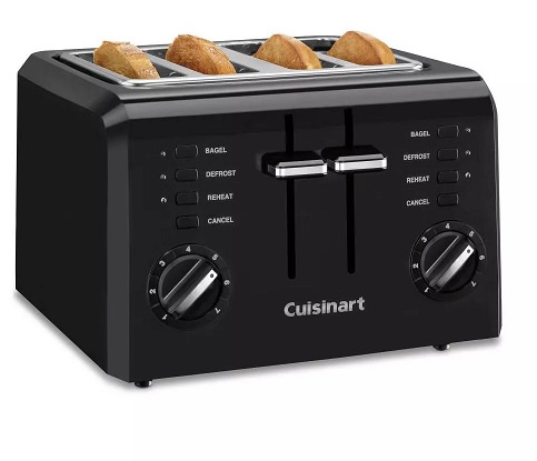 Cuisinart 4-Slice Toaster - Black - CPT-142BK