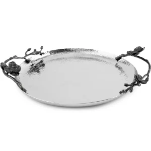 Michael Aram Black Orchid Round Tray