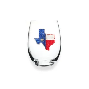 The Queens' Jewels Texas State Stemless Wine Glass