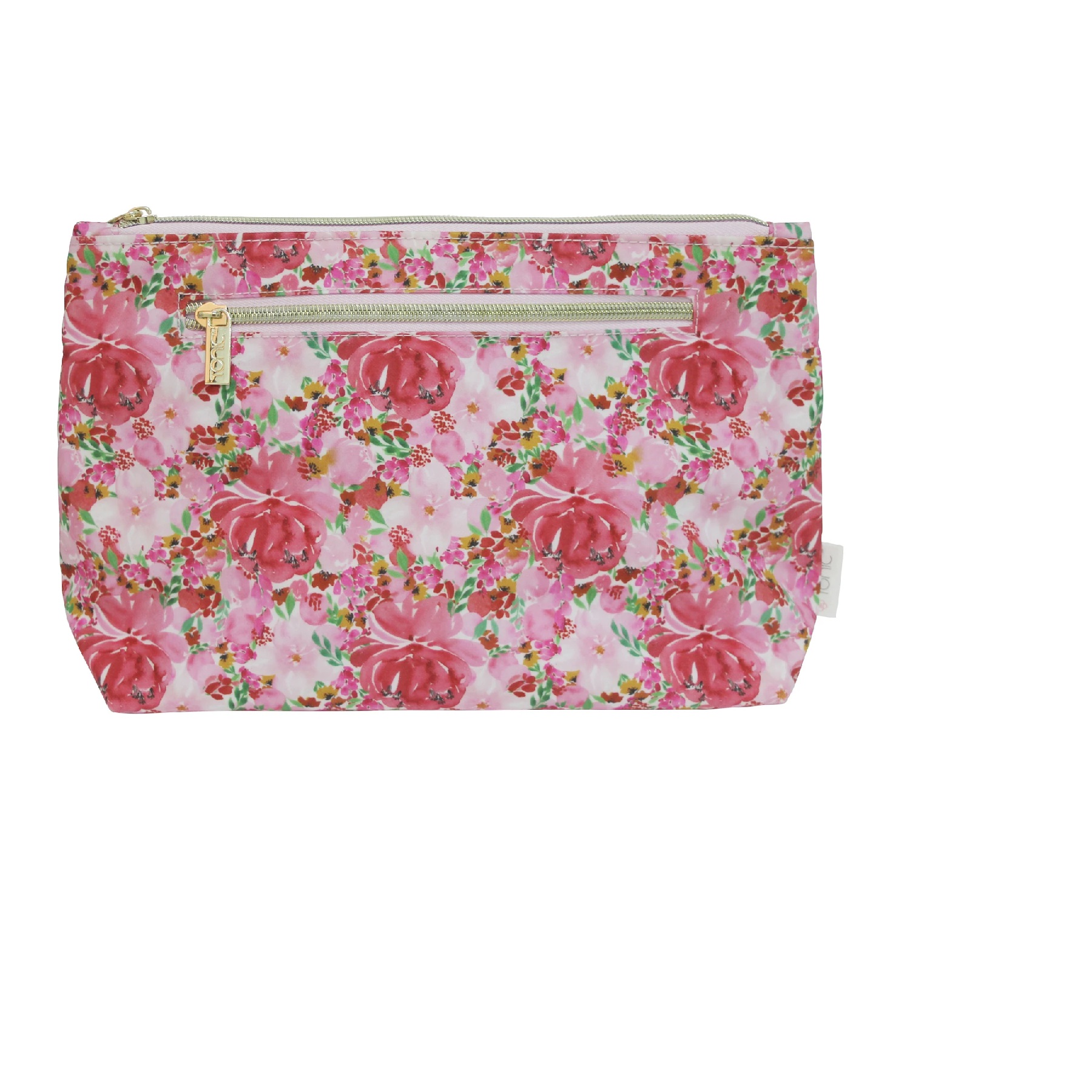 TONIC Large Cosmetic Bag- Flourish Pink | Berings