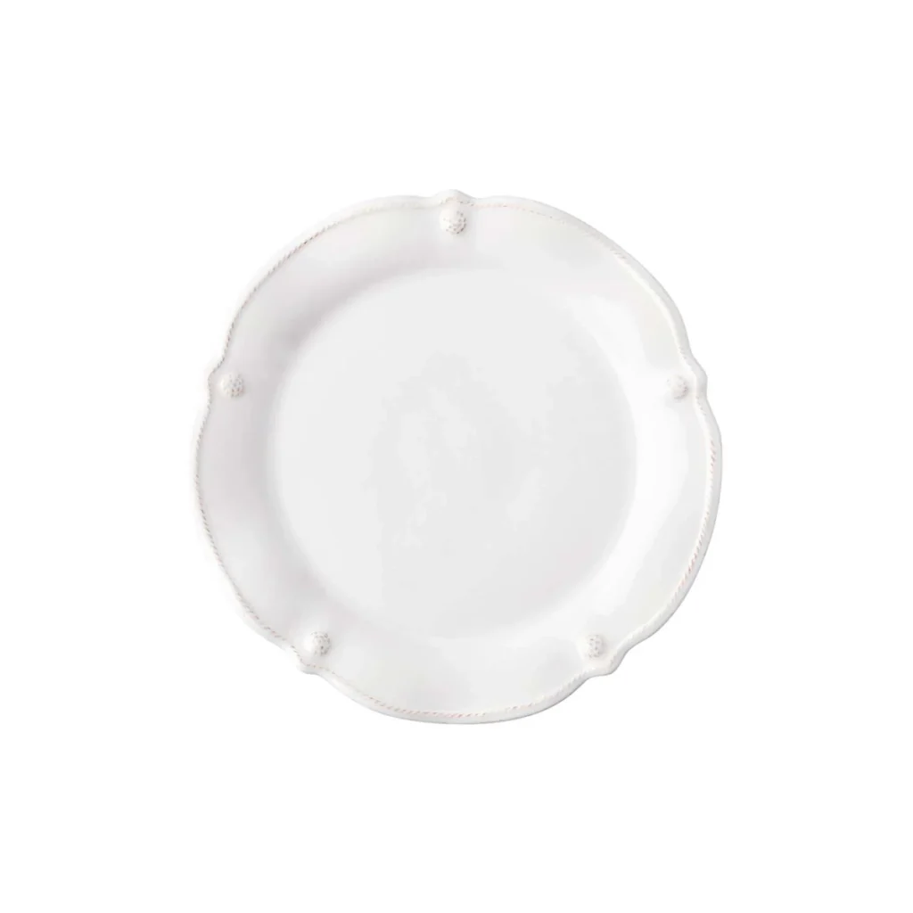 Juliska Berry & Thread Flared SideCocktail Plate - Whitewash