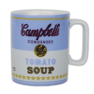 Andy Warhol Campbell's Soup Boxed Mug Blue