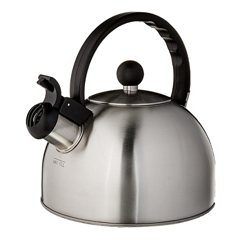 Copco Stainless Steel Whistling Tea Kettle 1.5 Quart Tea Pot Vintage
