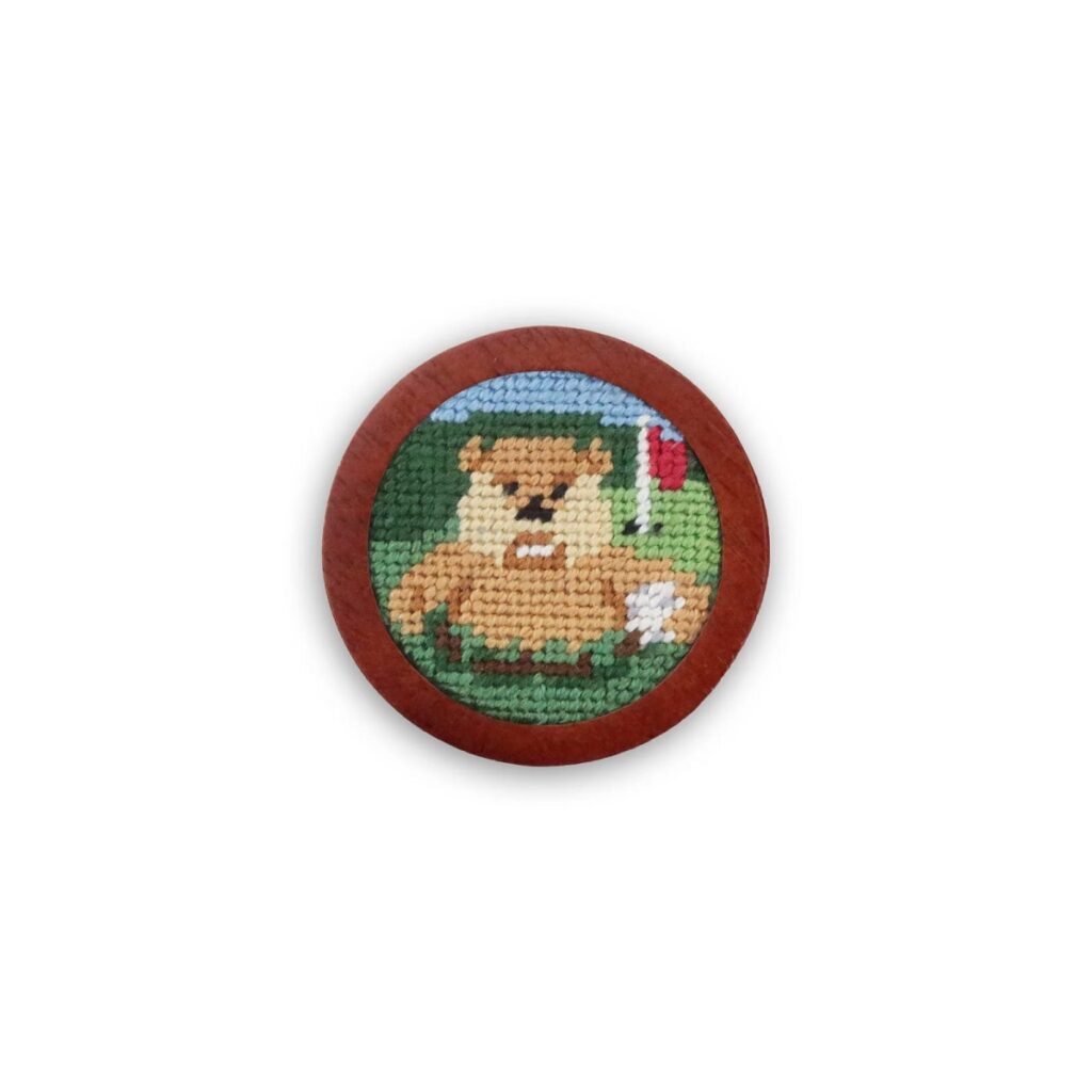 Smathers & Branson Gopher Needlepoint Golf Ball Marker