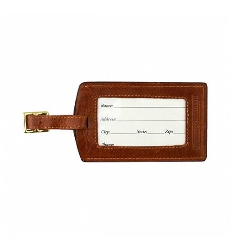 Smathers & Branson Texas Flag Needlepoint Luggage Tag | Berings