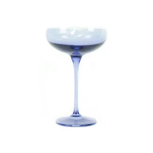 Estelle Colored Champagne Coupe - Cobalt