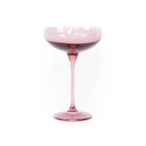 Estelle Colored Champagne Coupe - Rose