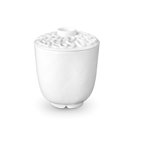 L'Objet Han Green Tea Cup with Lid - White