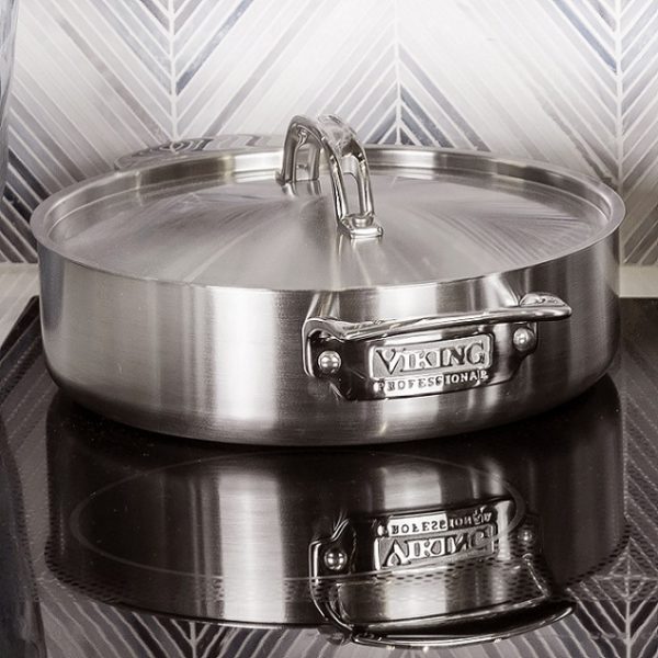 Viking Professional 5-Ply 3-Quart Sauce Pan with Metal Lid