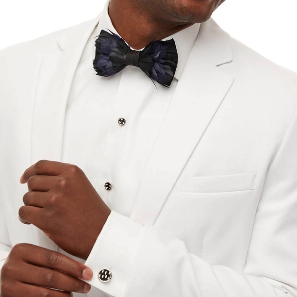 Topsail Feather Bow Tie, Brackish