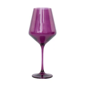 Estelle Colored Wine Glass - Amethyst