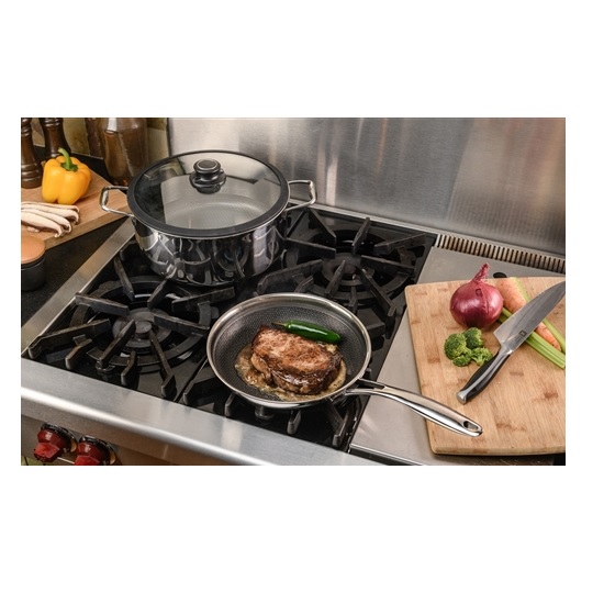 Black Cube 9.5inch Deep Saute Pan with Lid