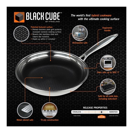 Black Cube Chef's Pan 9.5 inch