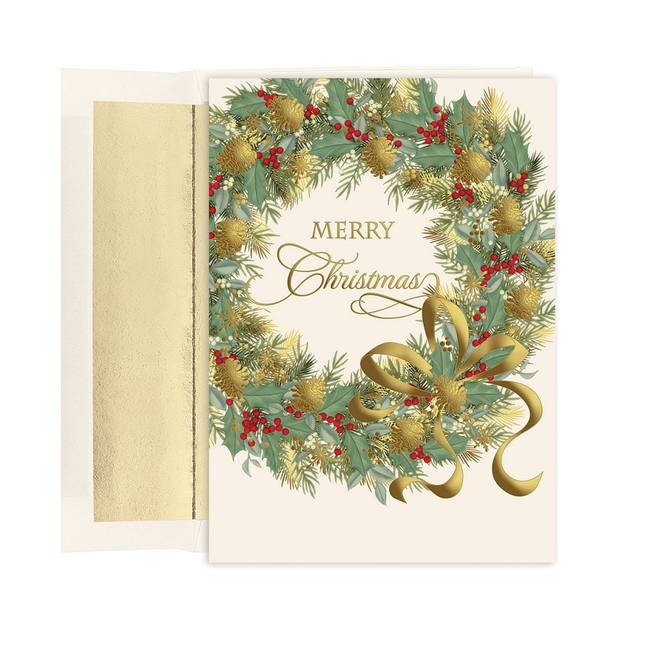 Masterpiece Studios Holiday Collection Cards - Traditional Crown/Wreath