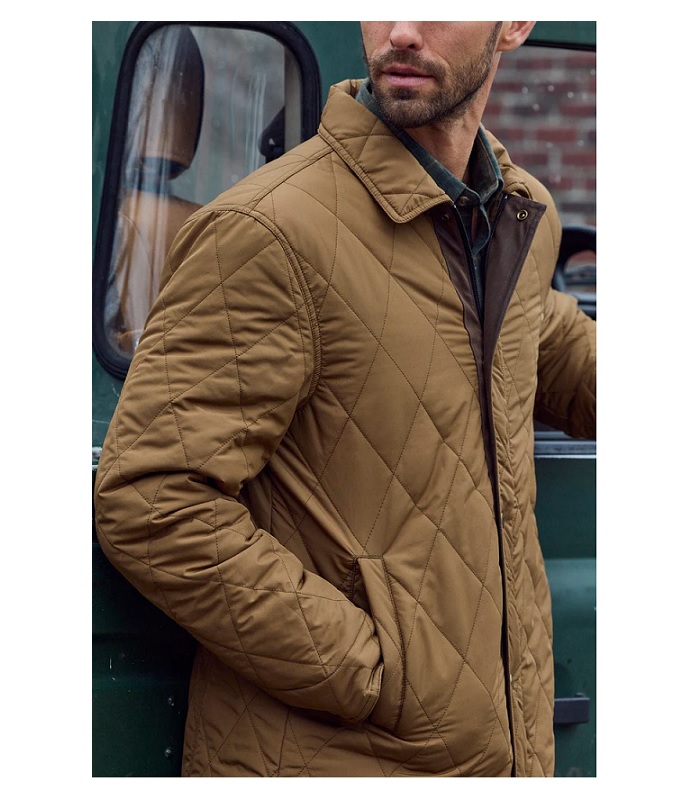 Quilted Jacket - Tobacco | Berings