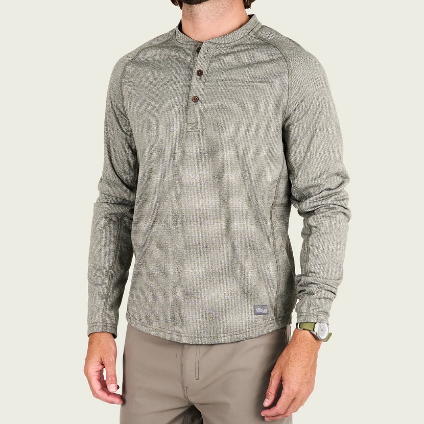 Harkers Island Fleece Henley | Berings