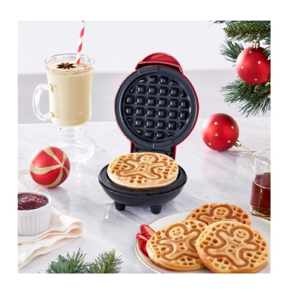 Dash Gingerbread Man Mini Waffle Maker - household items - by