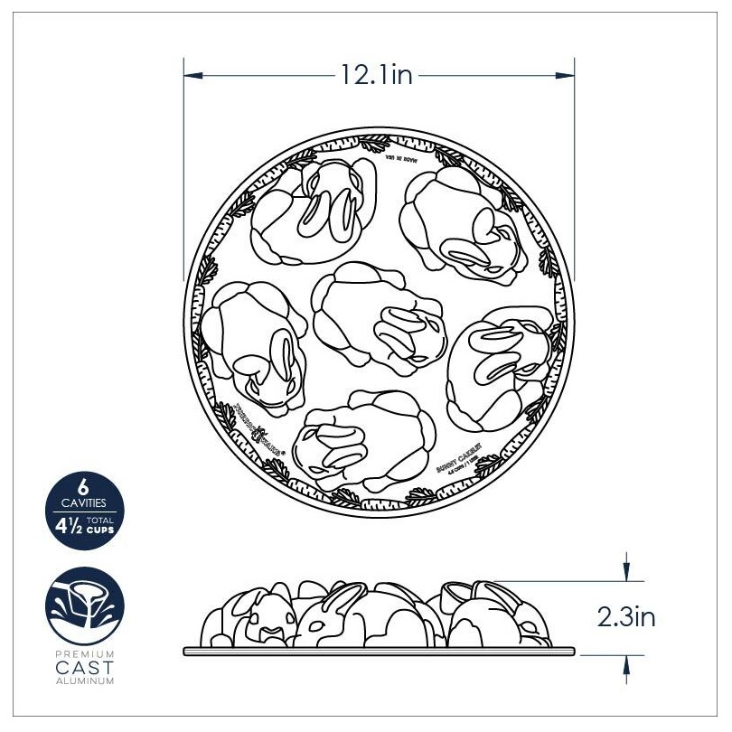 Baby Bunny Cake Pan