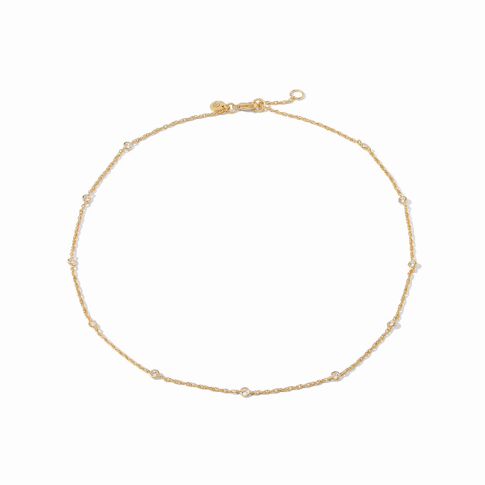 Julie Vos Celeste Delicate Station Necklace | Berings