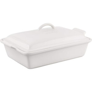 Le Creuset Heritage Rectangular Casserole - White