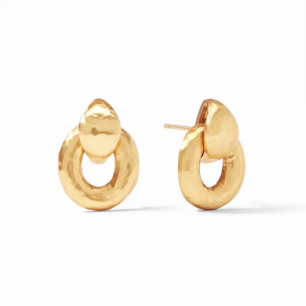 Julie Vos Palermo Demi Doorknocker Earring