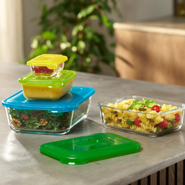 Joseph Joseph Nest Plastic Food Storage Containers Set with Lids