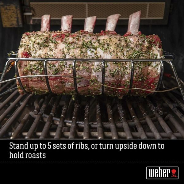 Weber Stainless Steel Rib and Roast Rack | Berings