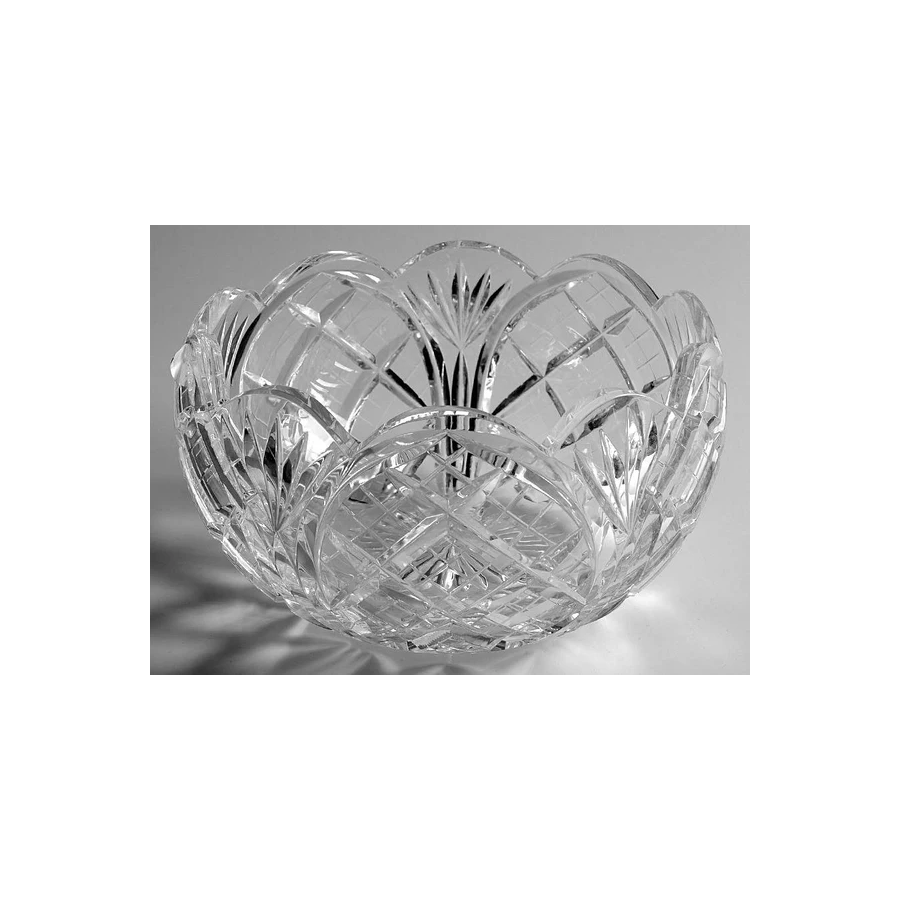 Heritage Irish Crystal Cathedral 6in Party Scallop Bowl